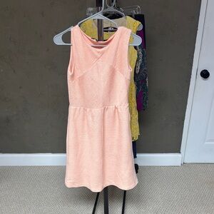 Charming Pink Sleeveless Dress